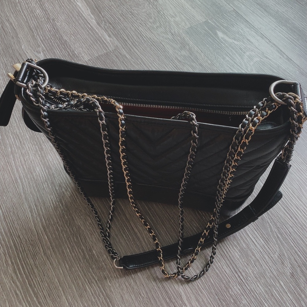 SOLD! CHANEL Gabrielle medium black crossbody bag